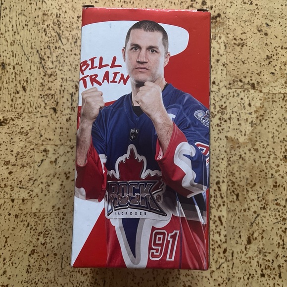 BILLY HOSTRAWSER BOBBLEHEAD FIST TORONTO ROCK LACROSSE MAN CAVE/5000 BRAND NEW!! - Picture 2 of 7